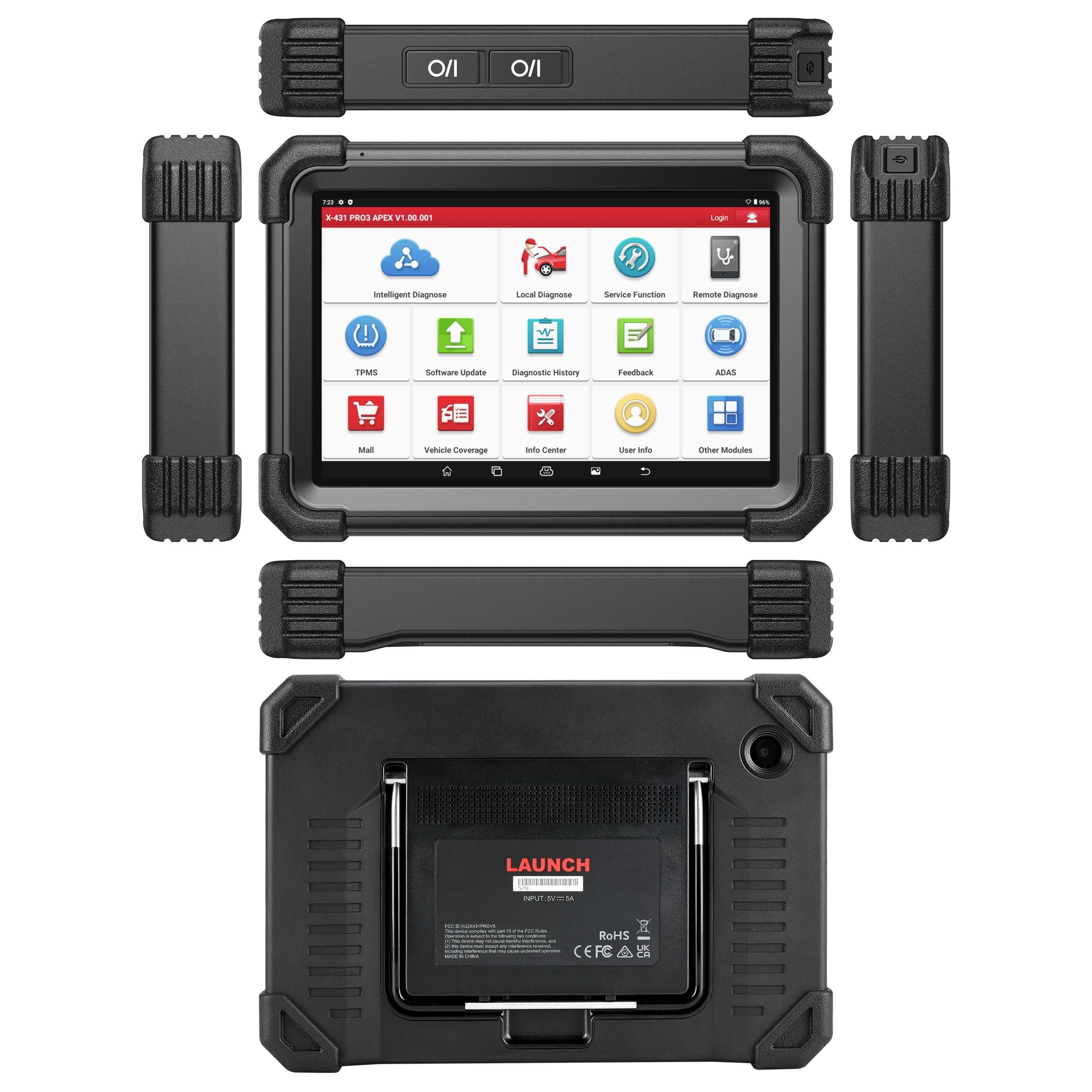 Tester auto profesional LAUNCH X431PRO3 APEX, 10.1 inch, 4/64Gb Romana
