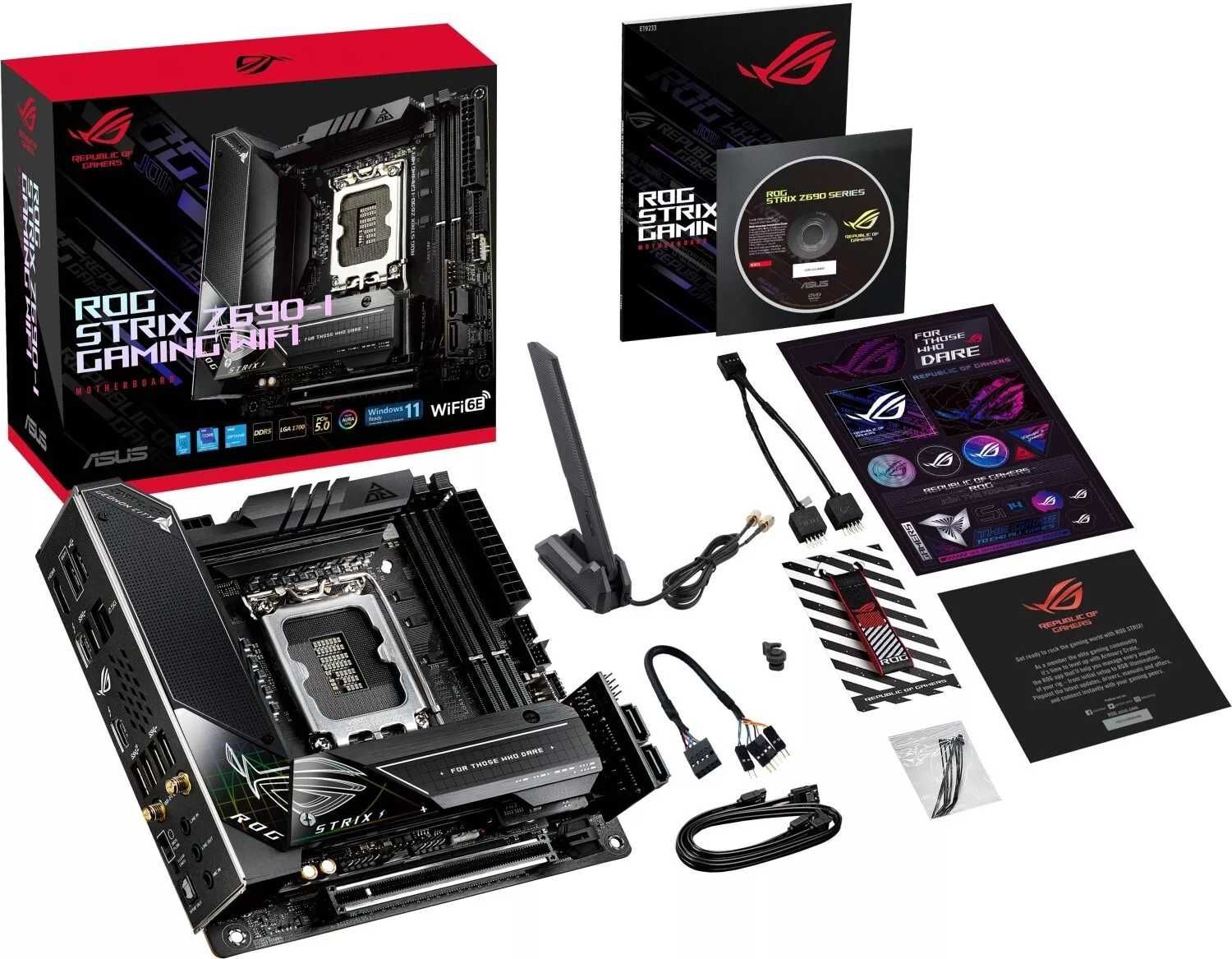 Дънна платка ASUS ROG Strix Z690-I Gaming WIFI DDR5 mini-ITX