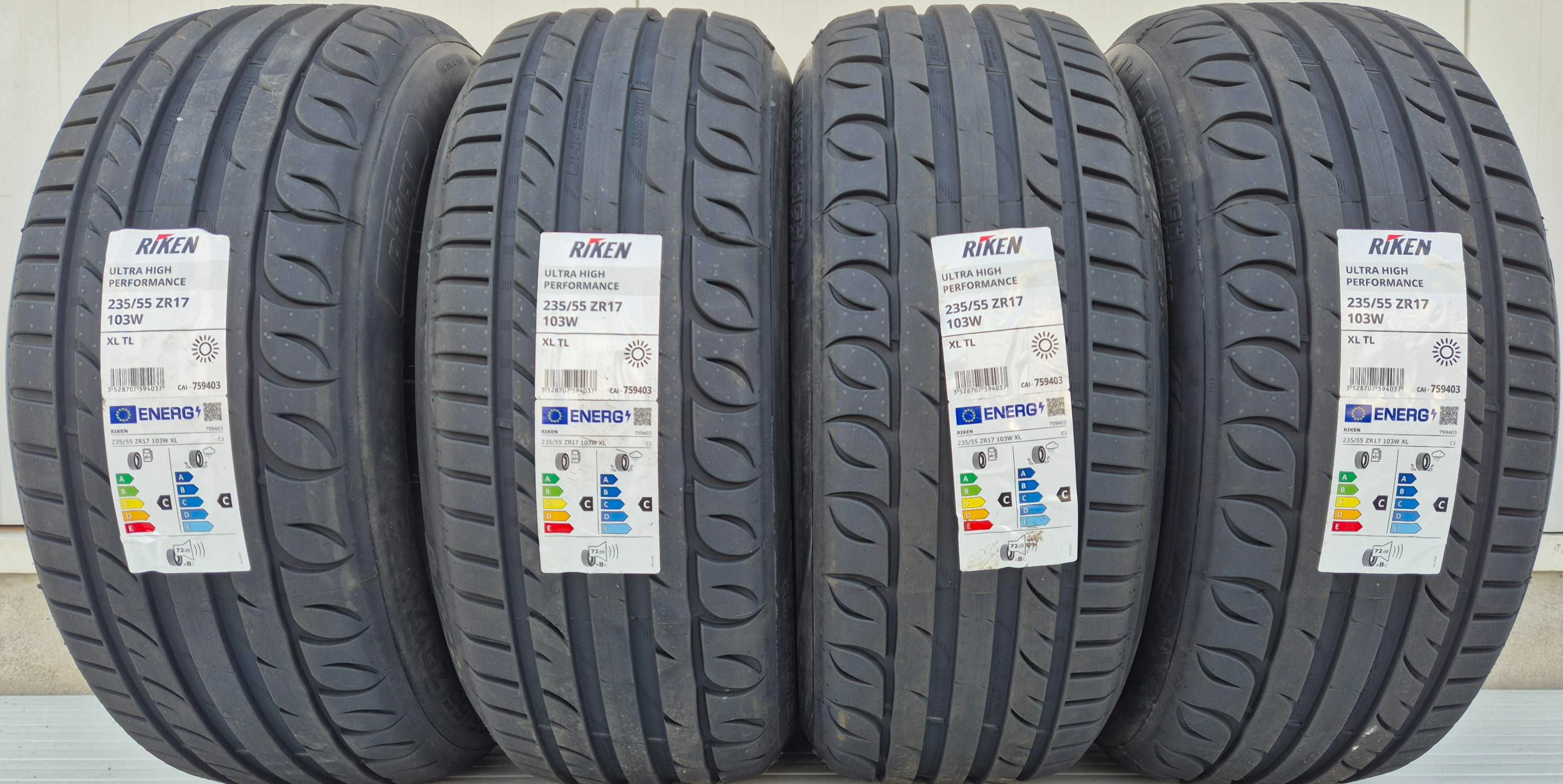 235/55 R17, 103W, RIKEN(by Michelin), Anvelope vara XL,Protectie janta