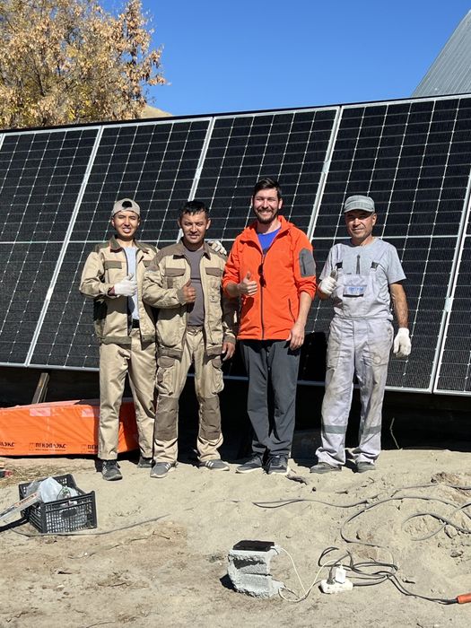 Установка солнечных батарей