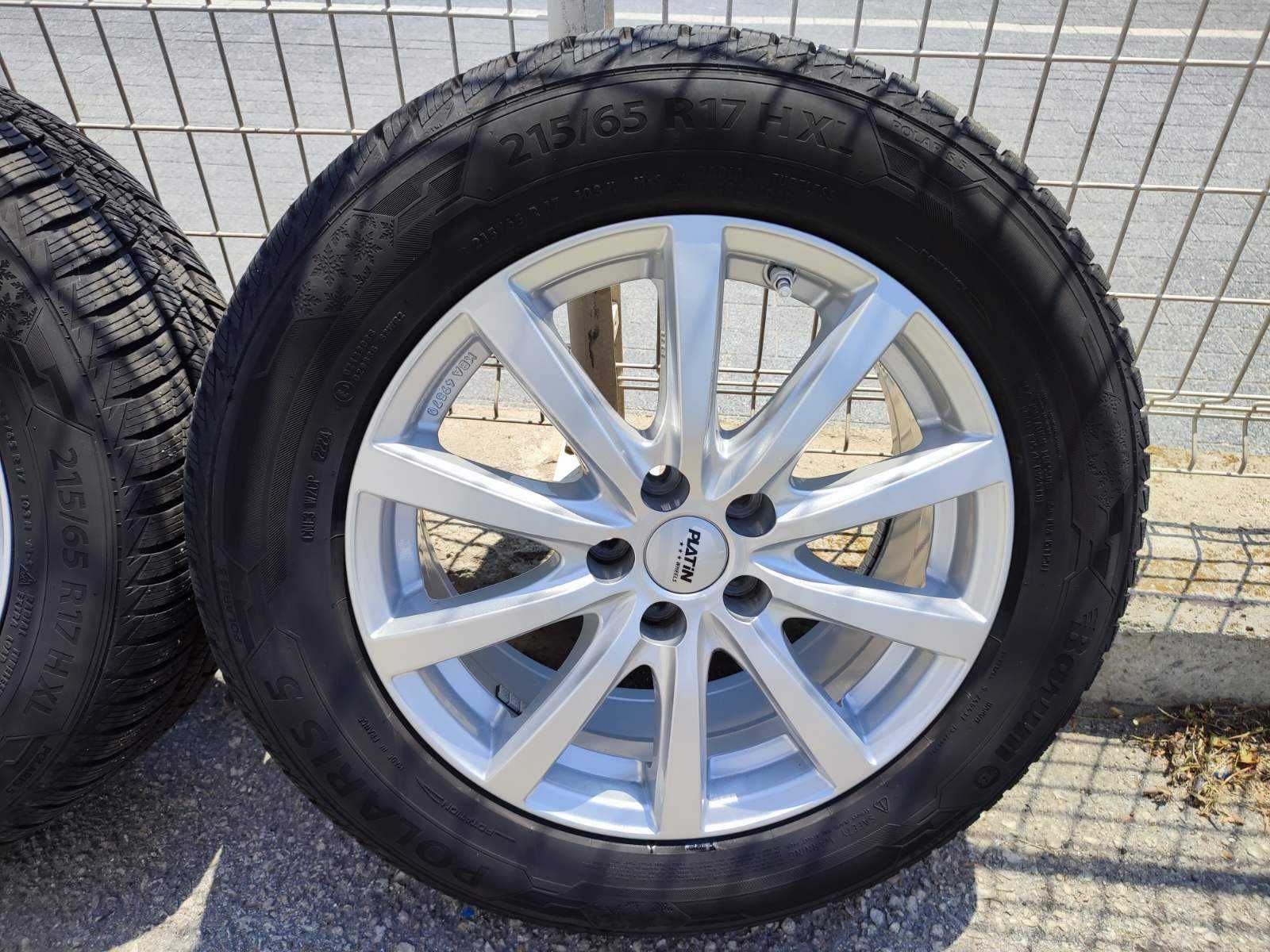 283 - 4бр. Алуминиеви джанти 17'' 5x108 с гуми 215/65R17 Opel