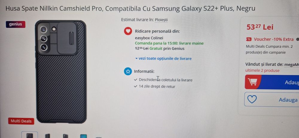 Husa Samsung S22 Plus Nilkin
