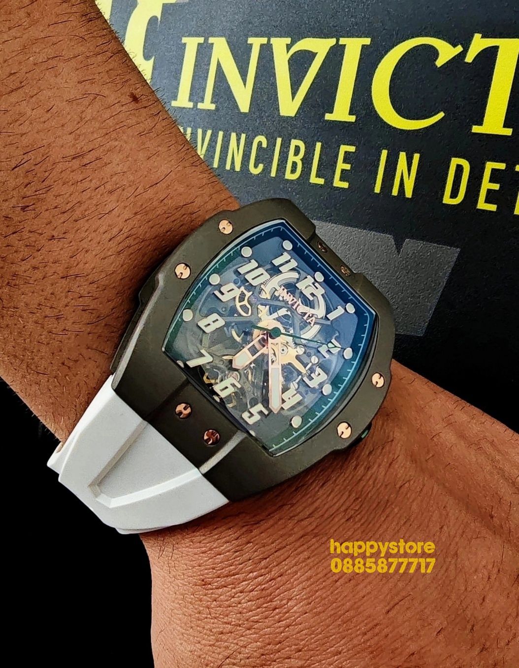 часовник INVICTA JM Correa automatic White Limited edition 47 mm- 59 m
