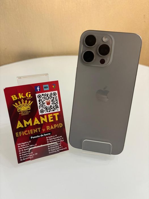 Iphone 15 Pro Max 256gb Amanet BKG