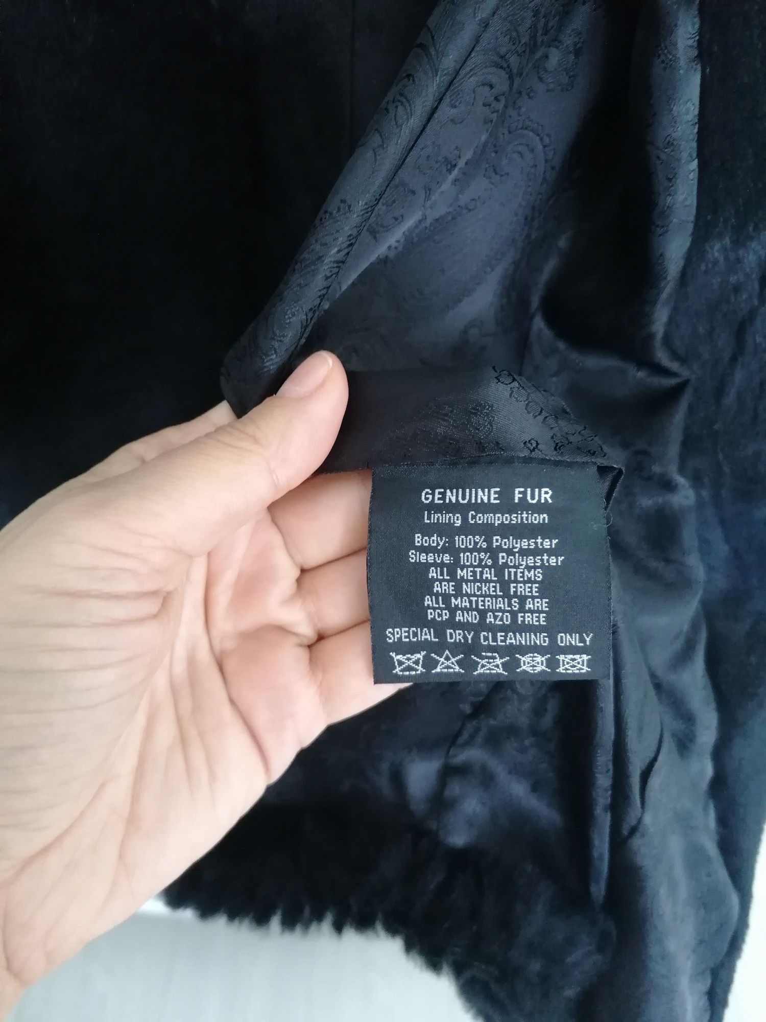 Haina din blana naturala de iepure marca BSB, Marime 40