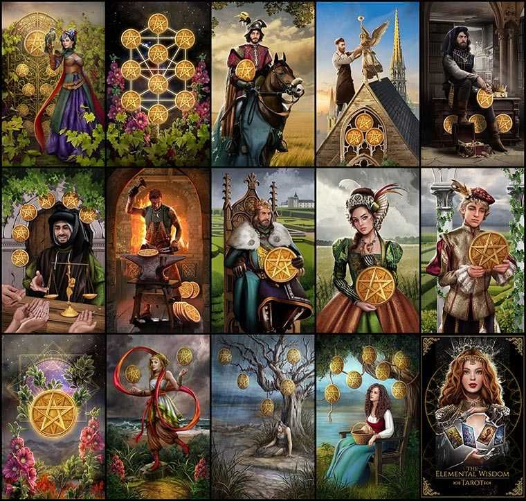 Оригинални карти Таро The Elemental Wisdom Tarot