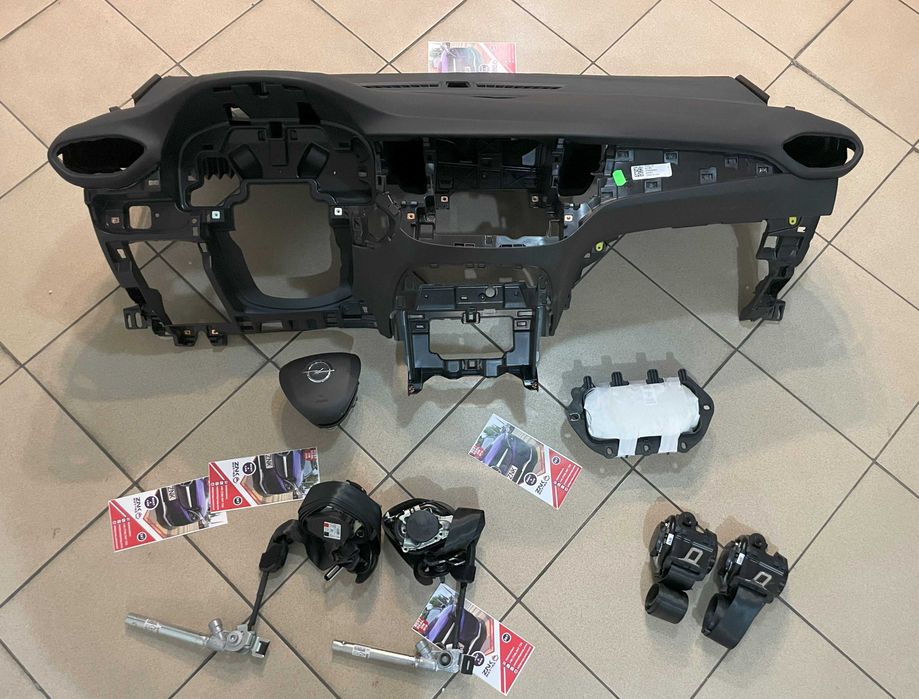 Opel Crossland X - plansa de bord - kit airbag volan pasager - centuri