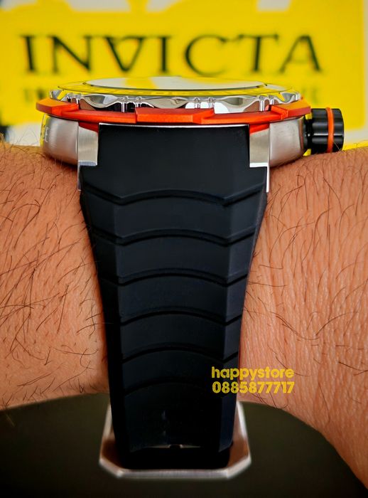 INVICTA Chrononaut Orange 52 mm, Инвикта нов ръчен часовник