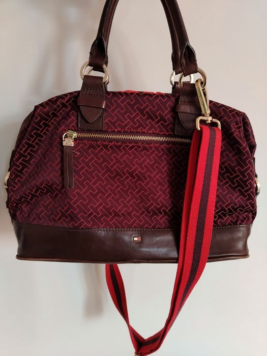 Кожена чанта Tommy Hilfiger