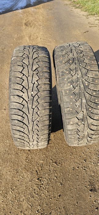Продам 2 шины трианджел 185/65/14 шипованные