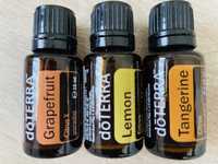 Vand uleiuri esentiale doterra, grapefruit, lemon si tangerine