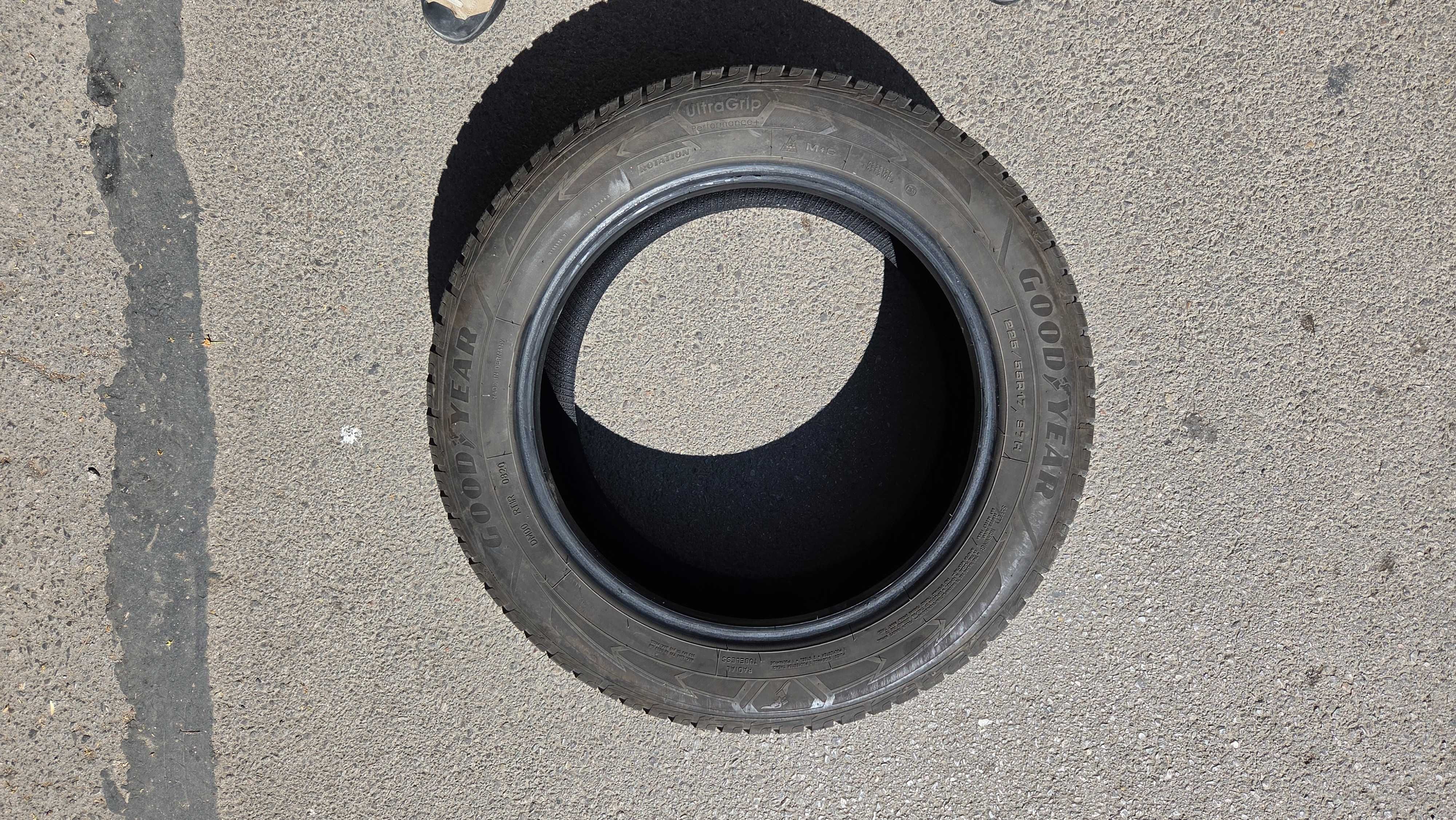 4 бр зимни GOODYEAR UltraGrip Performance Plus 225/55R17 97H, DOT 2020