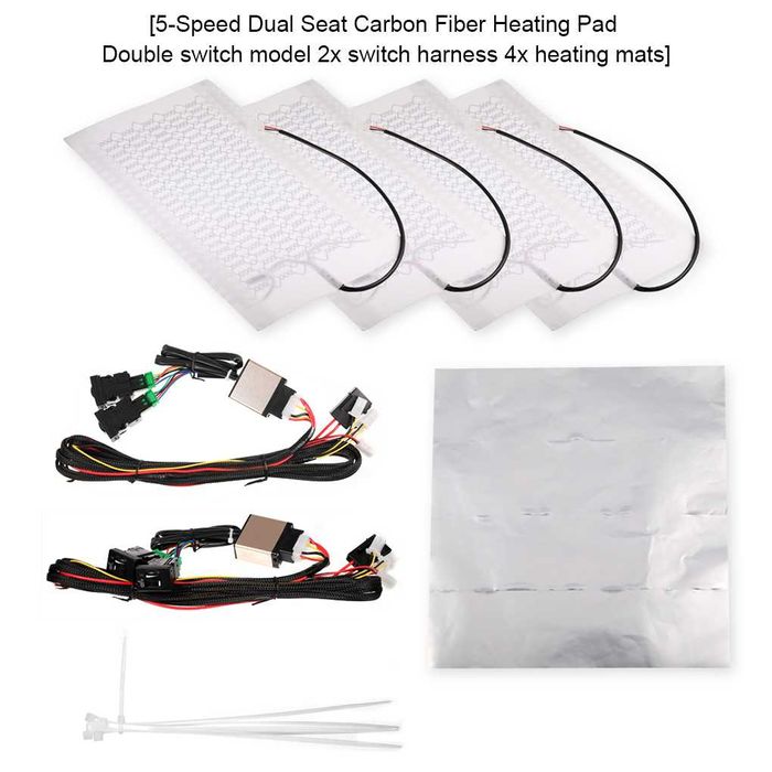 Нагревателна подложка за кола с Въглеродни влакна