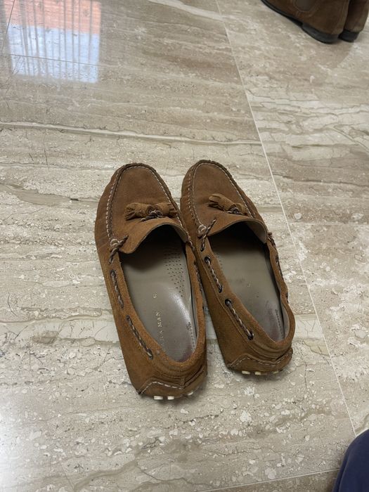 Mocasini Piele intoarsa