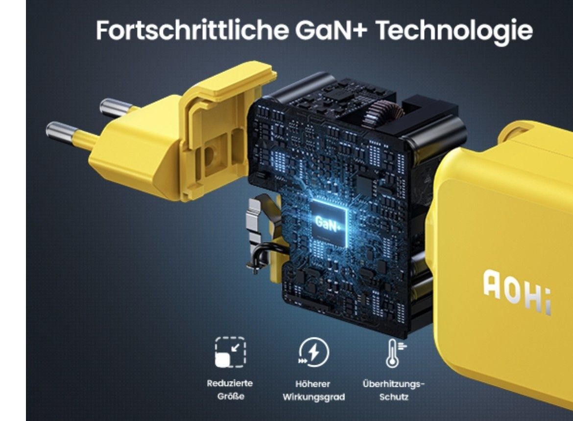 Aohi Magcube PD 67W GAN+зарядно