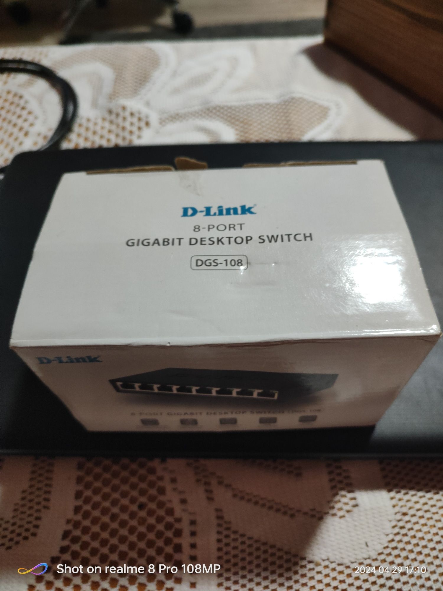 Switch Dlink DGS 108  gigabit