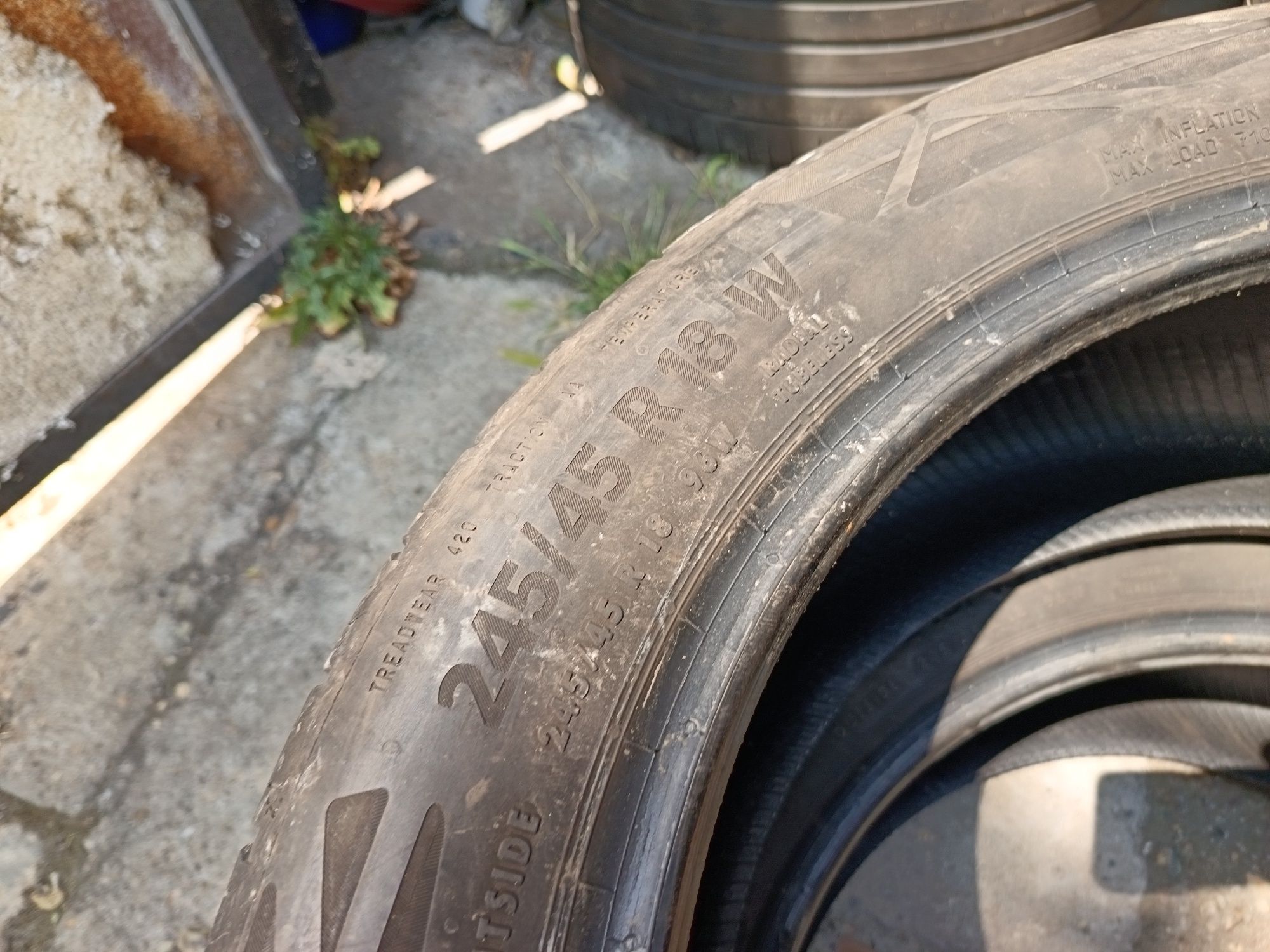 Anvelope vara 245 45 18 continental 2022 5.5mm
