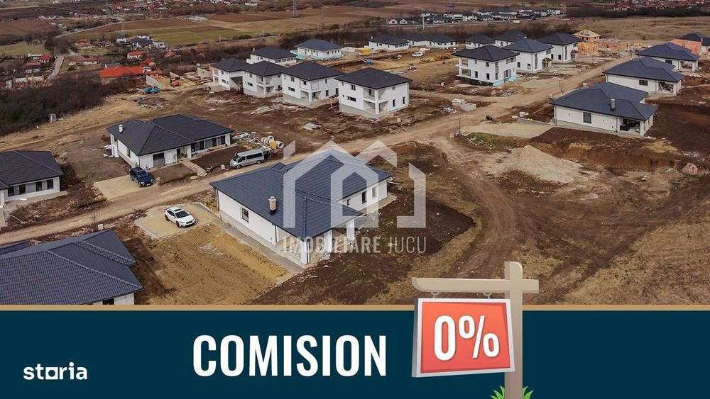 COMISION 0% Casa individuala pe 1 nivel,120mp,teren758mp, Jucu de Sus