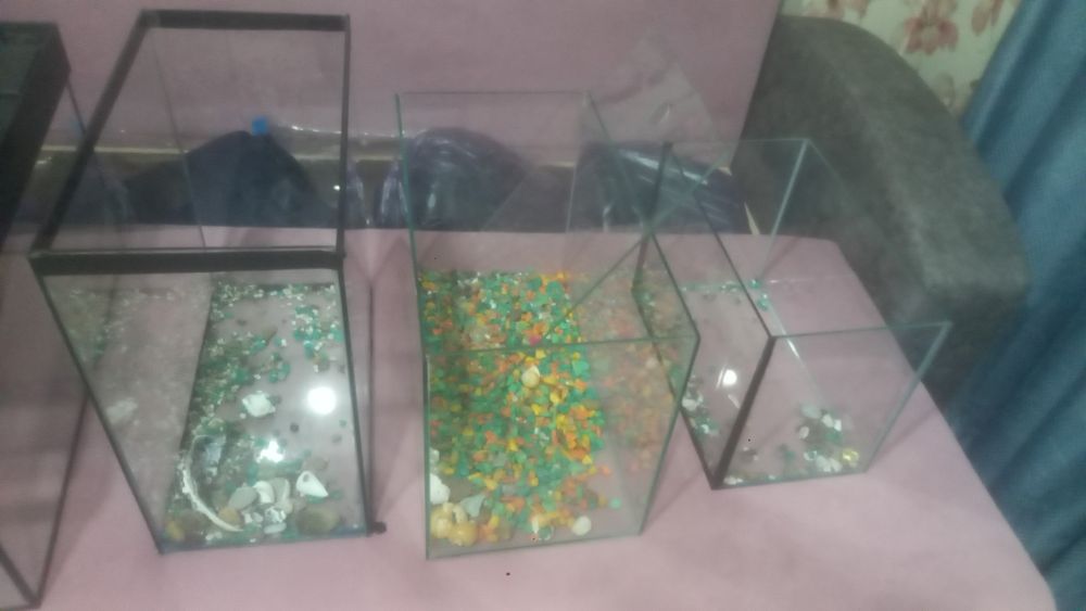 Аквариумы  разные новые