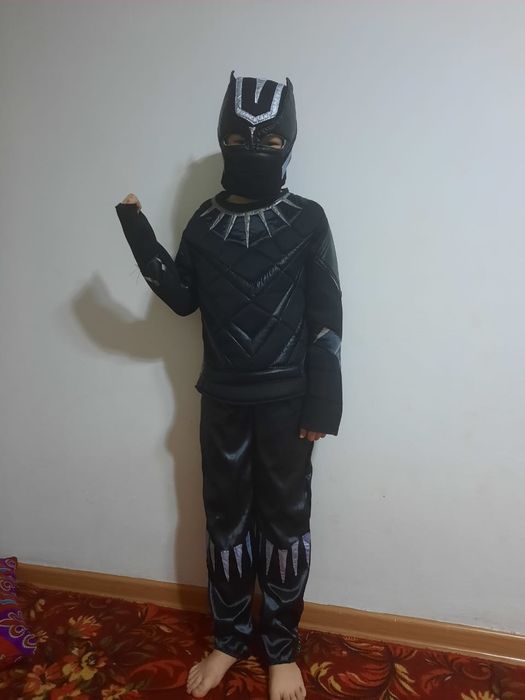 Сдам новогодний костюм Черная Пантера на 7-8 лет