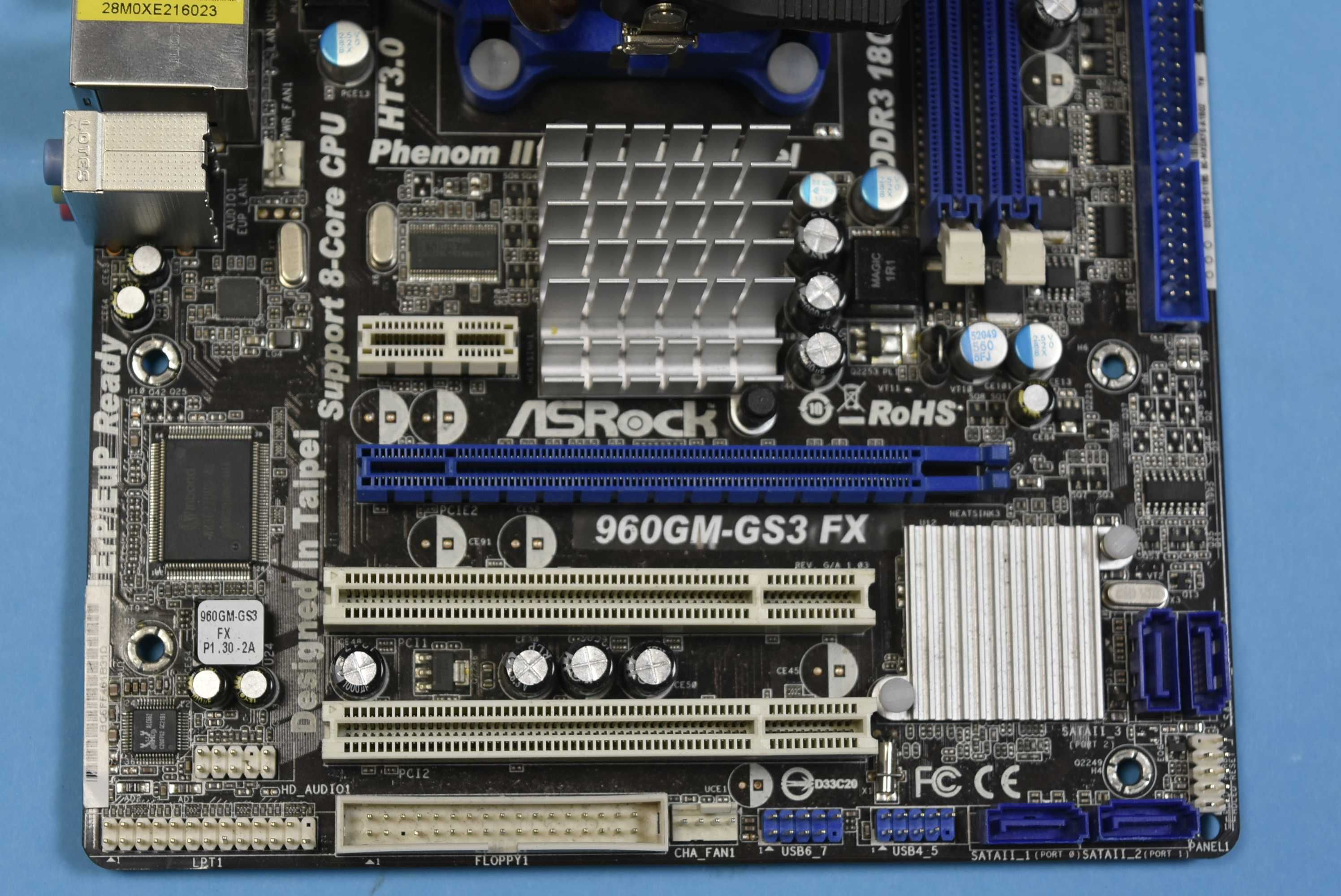 Asrock 960GM + FX 6100 - 6 ядрен процесор и дъно за него .