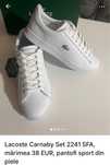 Adidași originali Lacoste – mărimi 37 și 38