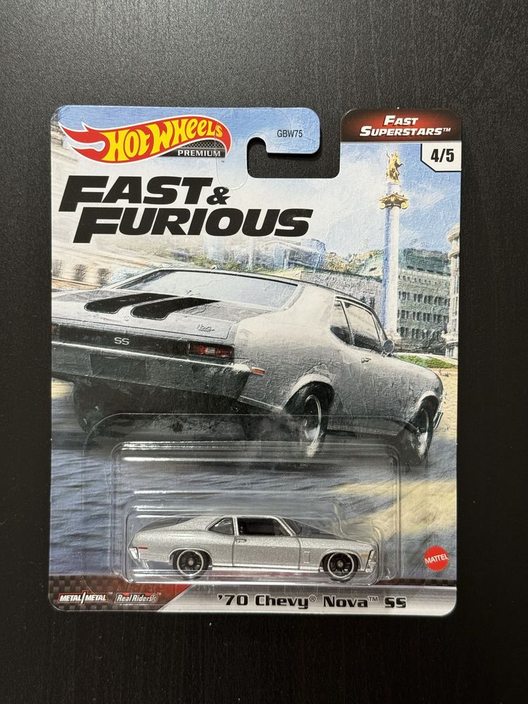 Hot Wheels Premium 70 Chevy Nova SS Fast&Furious