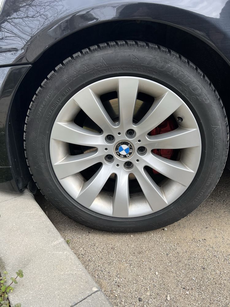 Jante bmw 17 cu cauciucuri dunlop iarna in stare buna style 244