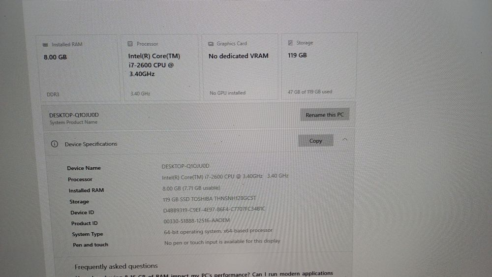Kit Placa AsusvH61M+Intel Core I7 2600+8gb ddr3+Cooler Socket 1155