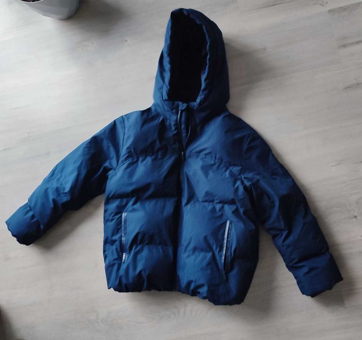 Детско зимно яке Zara 152 см в синьо