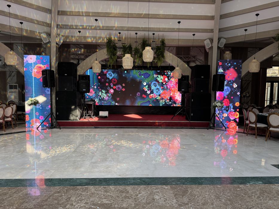 Inchiriere sistem sonorizare , schela lumini  & ecran led