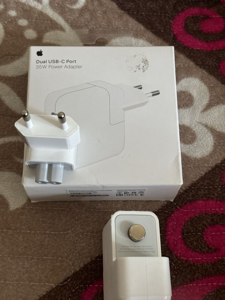макбук зарядка macbook блок питания 35w шнур type-c штекер тайпси