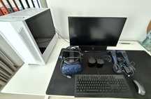 PC Gaming RTX 3080 + Ryzen 9, Monitor 165 Hz, HTC VIVE PRO