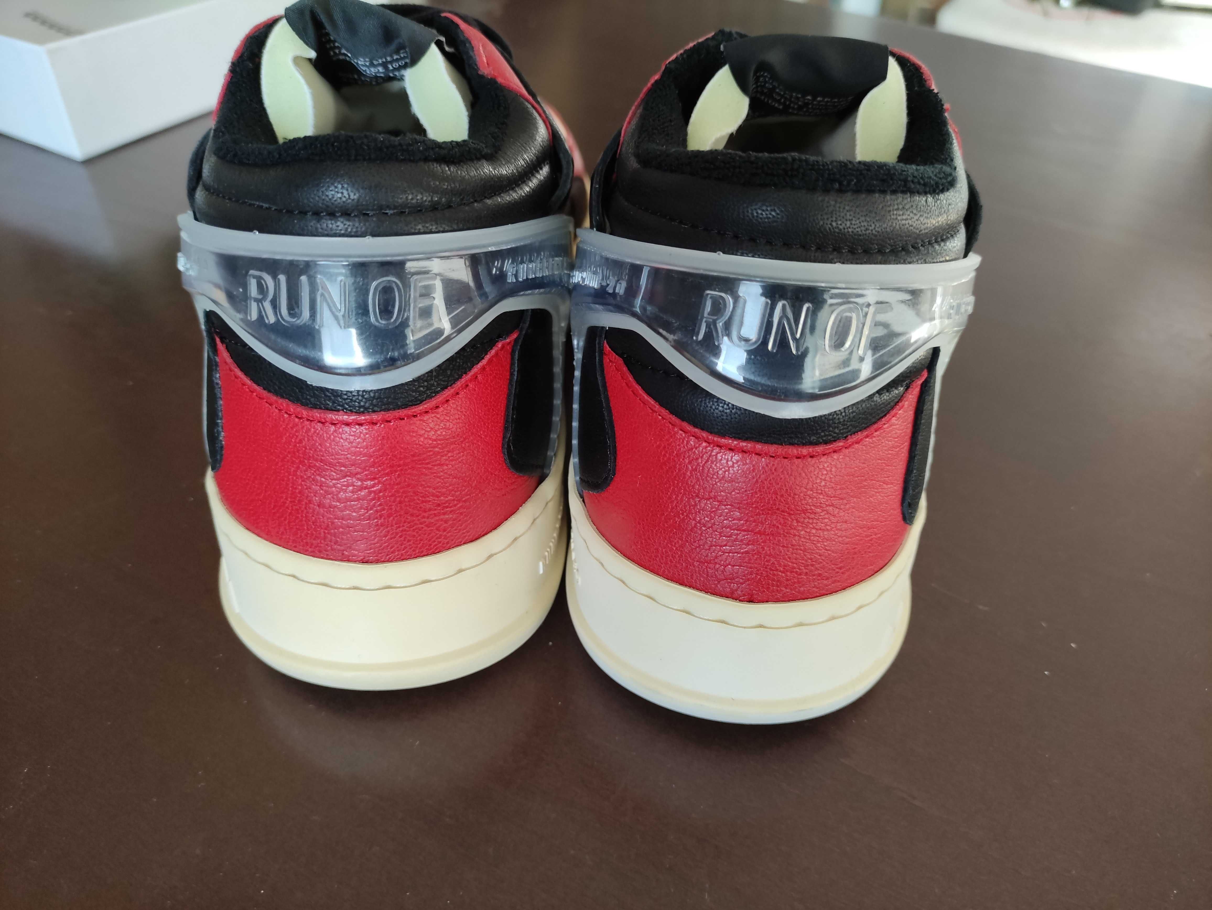 НОВИ RUN OF LEGEND 2 - leather hi-top sneakers