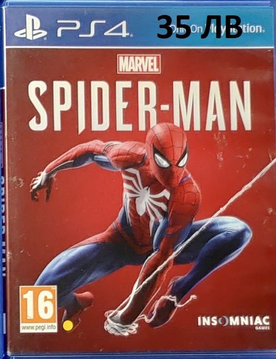 Продавам игри за PS4 Spider-Man