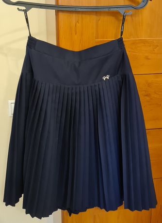 Школьная юбка темно синяя