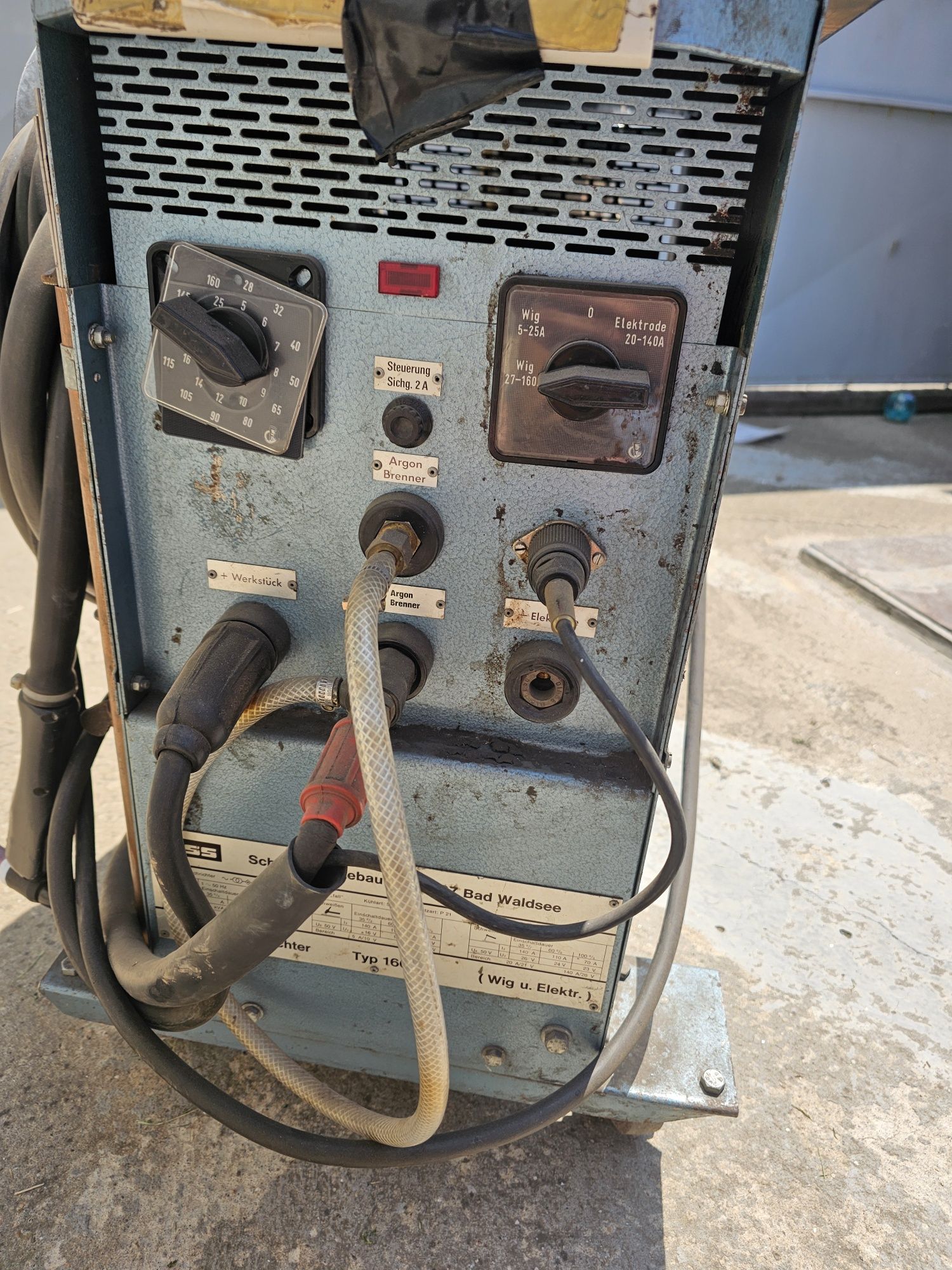 Аргонов заваръчен апарат ESS Typ 160 GS (WIG/TIG)