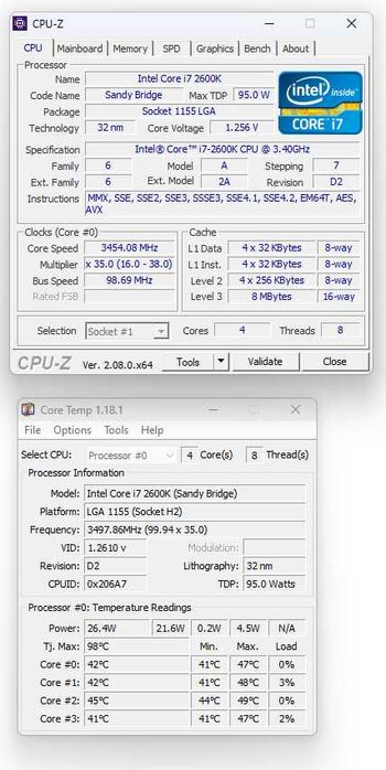 Vand calculator i7 2600K, 16GB RAM, 120GB SSD