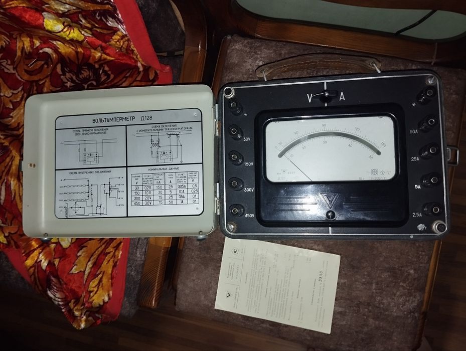 Вольтамперметр Д128 СССР