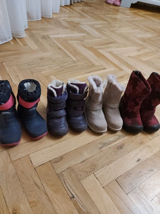 Лот детски ботуши за момиче 24-26 номер