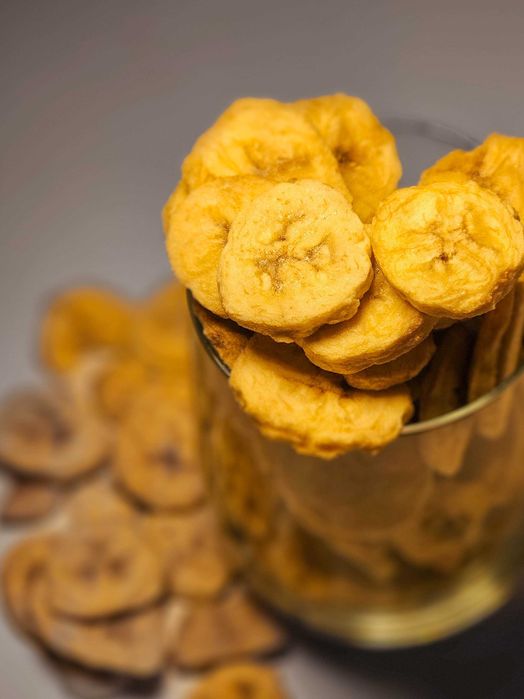 Banane liofilizate – snack sănătos și crocant