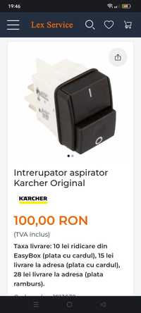 Întrerupător Aspirator Karcher WD2, WD3