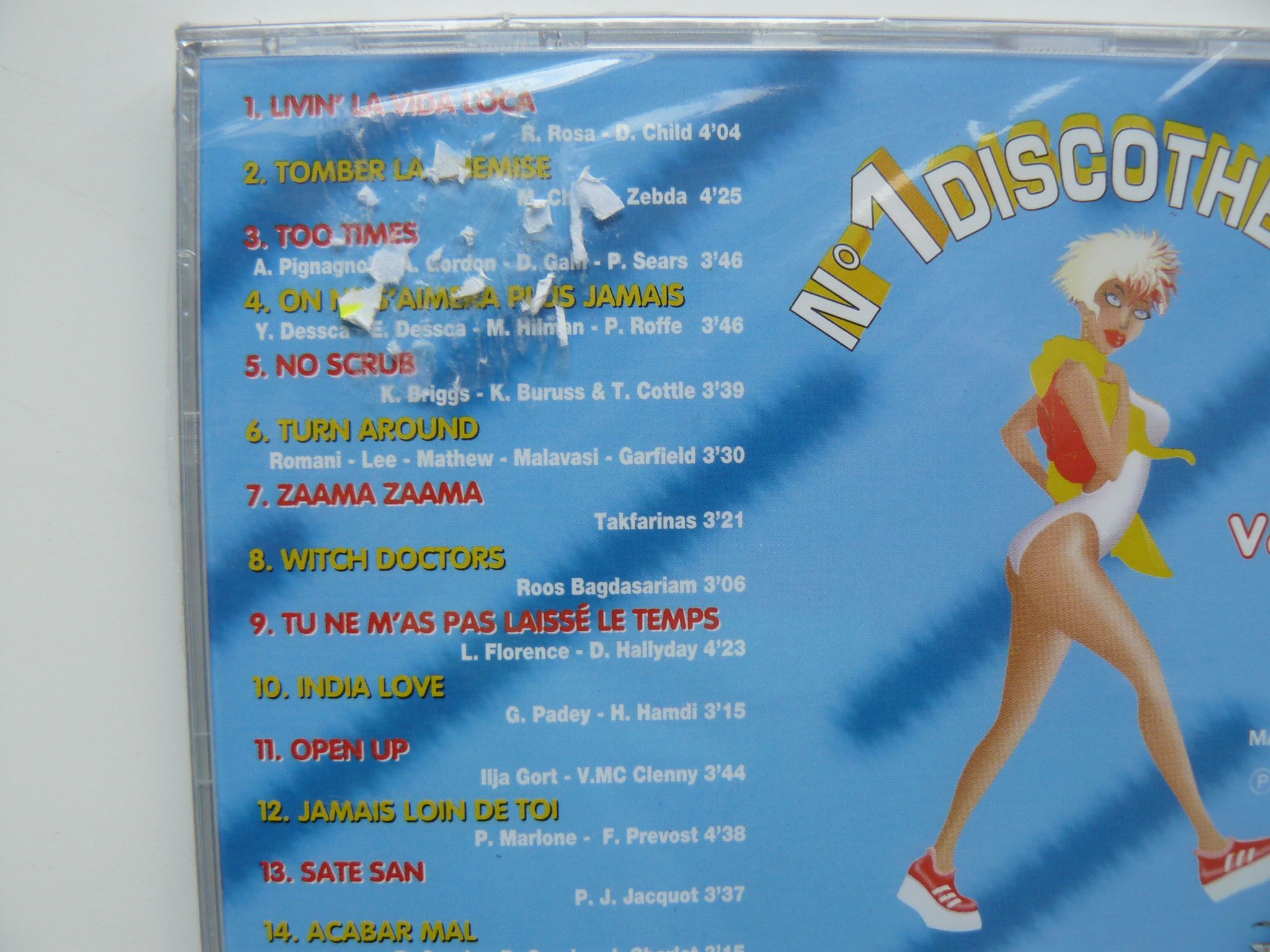 CD Compilatie No.1 DISCOTHEQUE Vol.3, Nou, Original Franta,Raritate RO