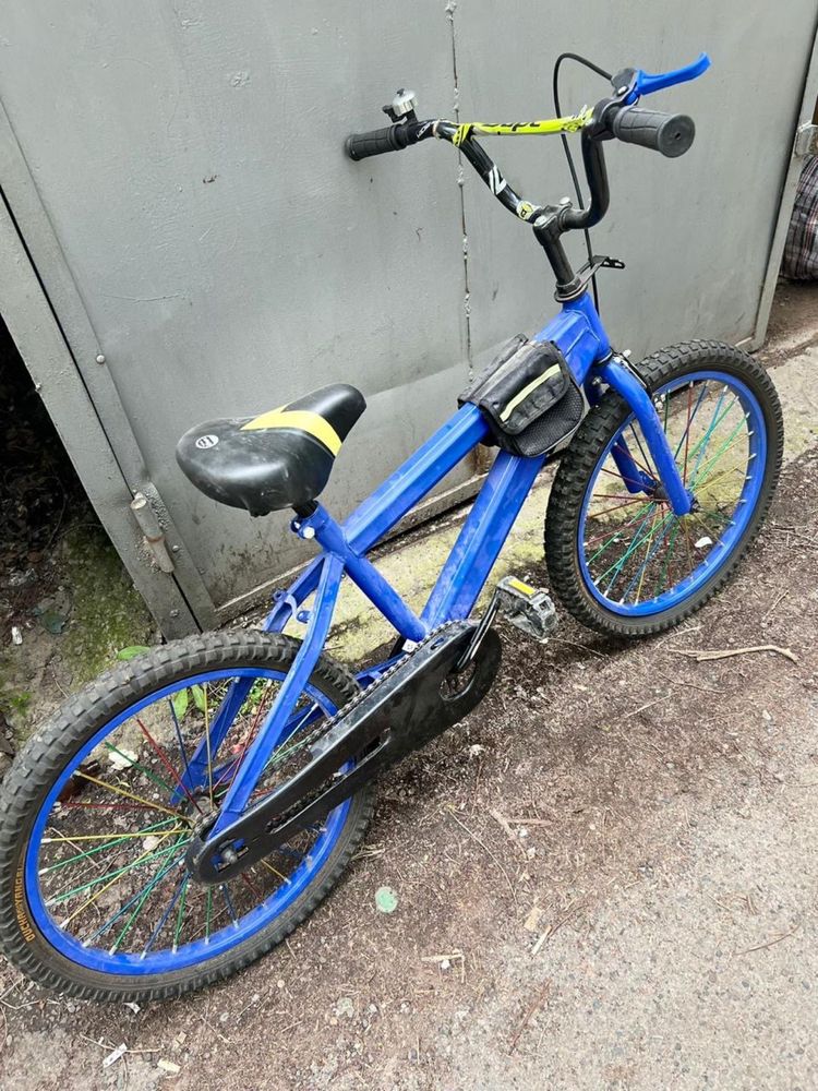 Синий велосипед !