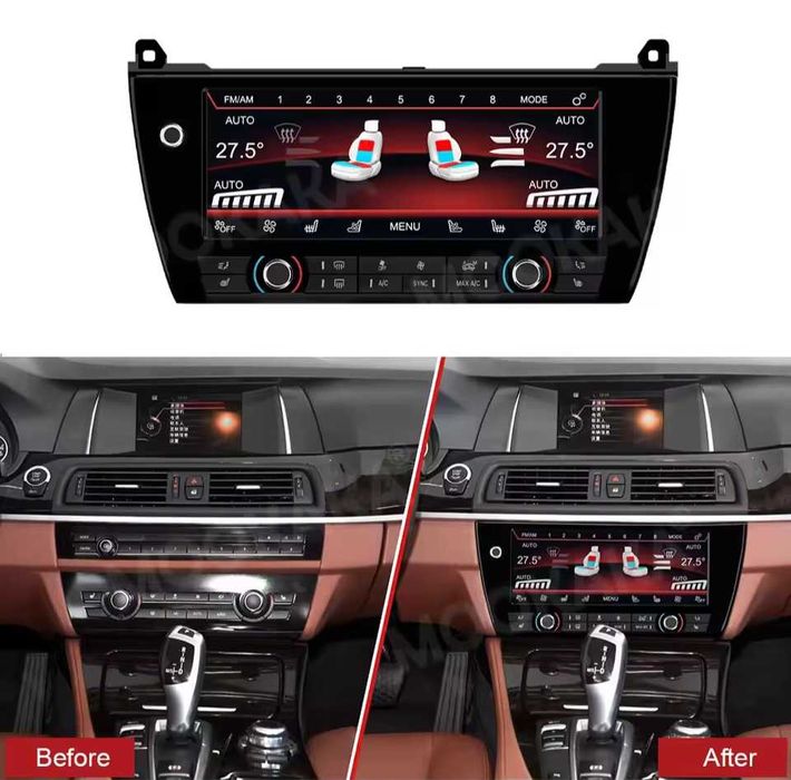 Digital display AC aer conditionat BMW seria 5 F10 F11 F07