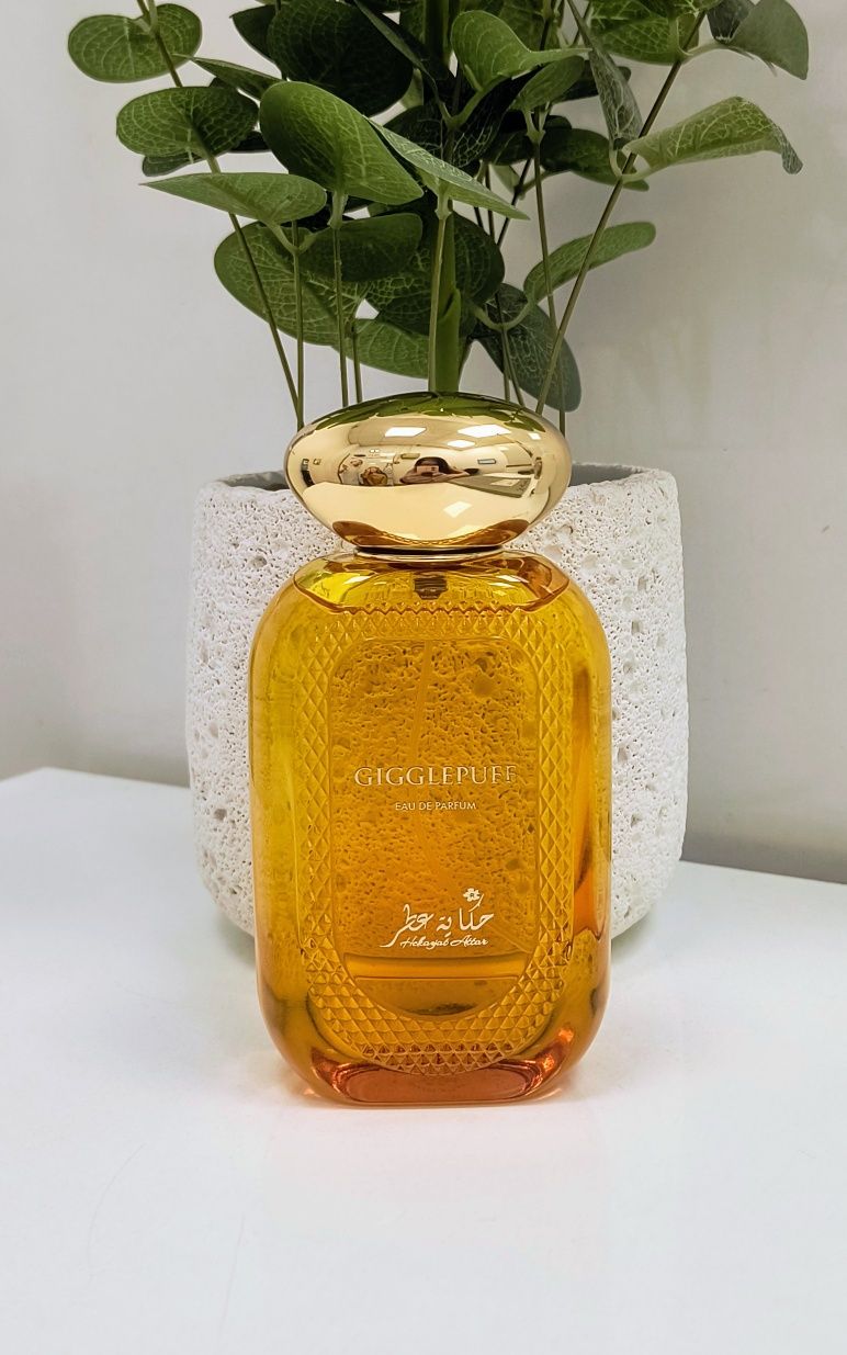 Супер траен парфюм The Dua Brand Caramel mango Gigglepuf Hekayat attar