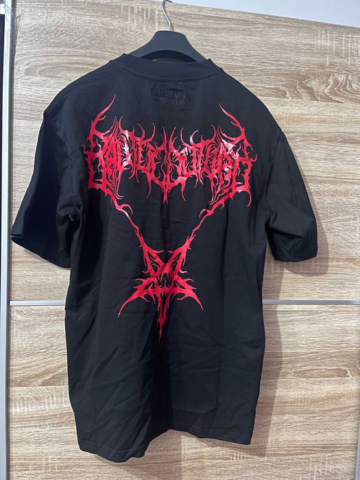 Tricou Gri Vetements Graphic Design Tee size M