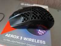 Мышка беспроводная игровая SteelSeries Aerox 3, черная