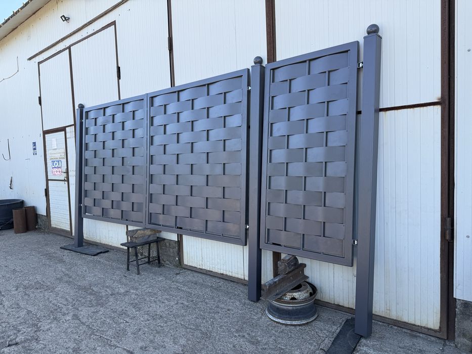 Set de porti tabla impletita vopsita electrostatic ral7024