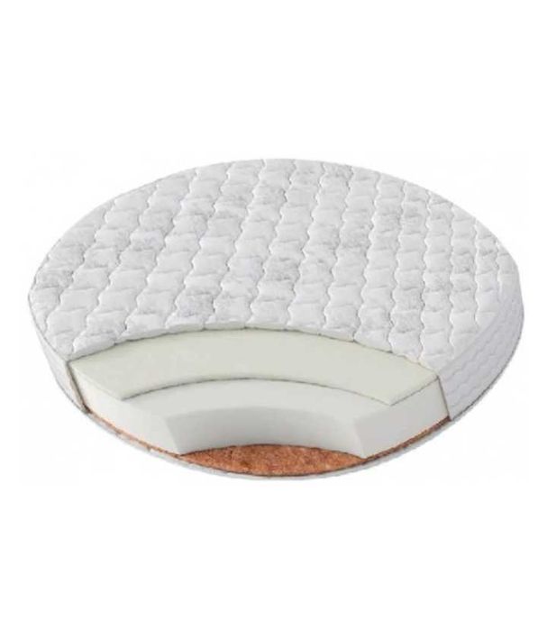 Матрас детский в круглую кроватку